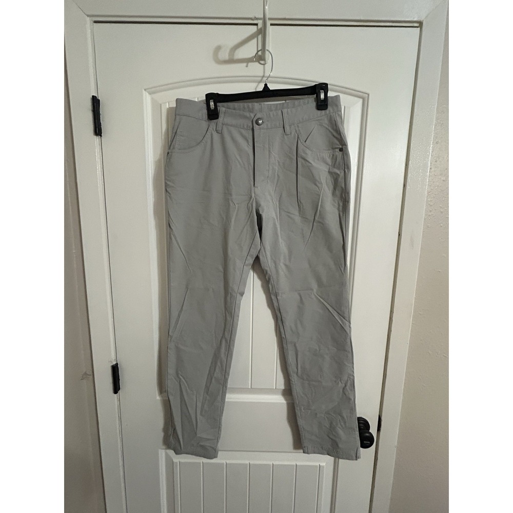 Adidas‎ Adicross Golf Pants Mens 32x32 Gray 3 Stripe Back Pocket